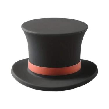 Imagem de Tampa De Vinho De Silicone Vermelha, Tipo Chapéu Mágico, À Prova De Po