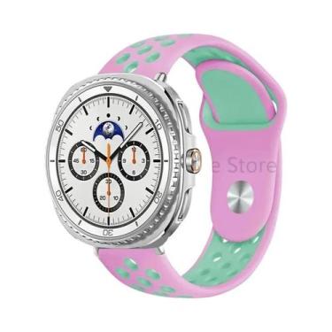 Imagem de Pulseira De Relógio Esportiva De Silicone Respirável Para Samsung Gala