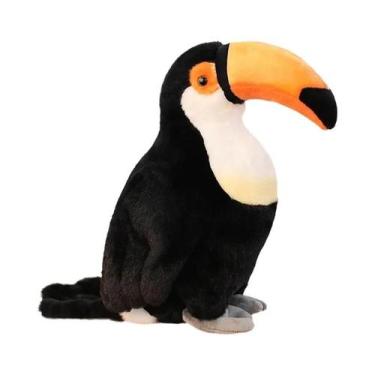 Imagem de Brinquedo Educativo Para Crianças, Animais De Pelúcia Simulados, Papag