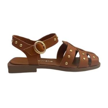 Imagem de Sandália Rasteira Feminina Bottero Em Couro-Feminino