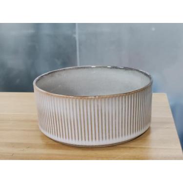 Imagem de CULIVORA Conjunto de tigelas de cerâmica de 4 peças – Tigelas de 623 g para macarrão de sopa de cereais, seguro para micro-ondas e lava-louças, resistente a arranhões, bege