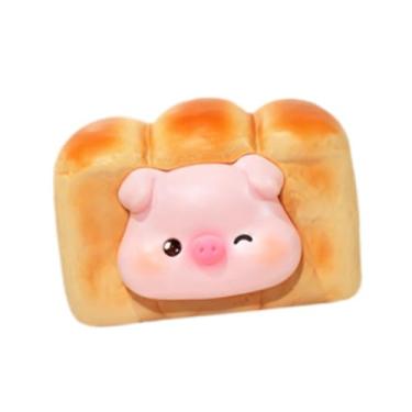 Imagem de FytStycale Porta-lenços de papel com capa protetora, dispensador de guardanapos para penteadeira e mesa de cabeceira, Porco