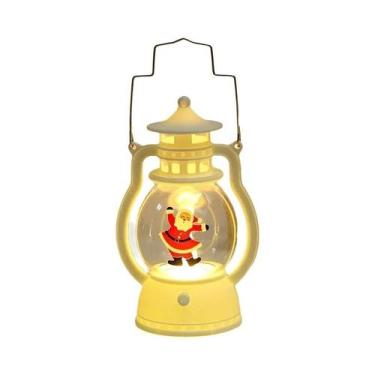 Imagem de Lanterna De Natal LED Portátil Papai Noel Luzes De Vento Para Decoraçã