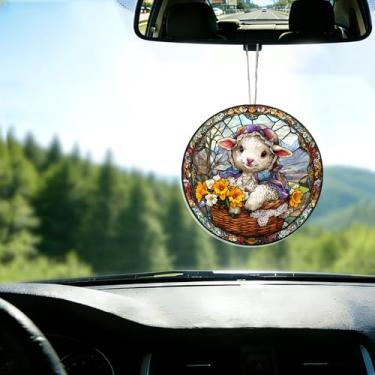 Imagem de Acrílico colorido, apanhador de sol, decoração de janela suspensa de coruja, arte de parede de arco-íris, para sala de estar, quarto, varanda, interior e exterior, jardim, enfeites de Natal 19 x 19 cm