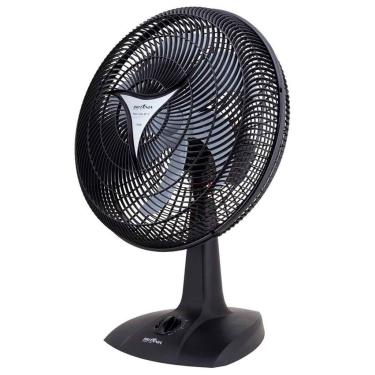 Imagem de Ventilador De Mesa Britânia Super 40 6 Pás 130w 110v Cor Da Estrutura Preto Cor Das Pás Cinza