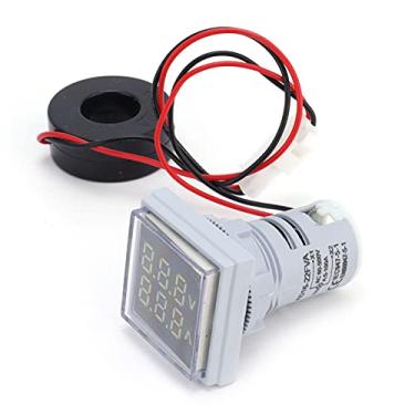 Imagem de Dioche Indicador de Sinal de Corrente Luz de Lâmpada Quadrada Universal AD16 22FVA 60 500V AC 2 Retardante de Exibição Durável para Monitoramento de Equipamentos Elétricos Industriais (Branco)
