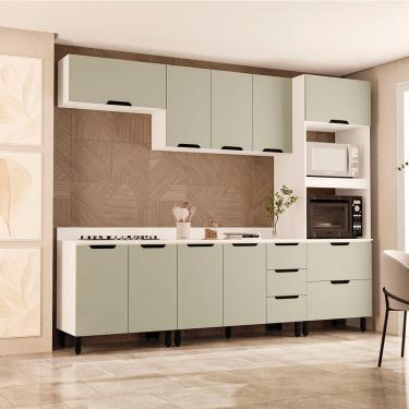 Imagem de Cozinha Modulada 5 Pecas com Tampo Maeena Politorno