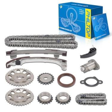 Imagem de PHILTOP Kit de corrente de distribuição do motor para Toyota Camry 2002-2009, Toyota RAV4 2001-2008, Toyota Highlander 2001-2007, Toyota Solar 2002-2008, Toyota Matrix 2009, Toyota Corolla 2009-2010