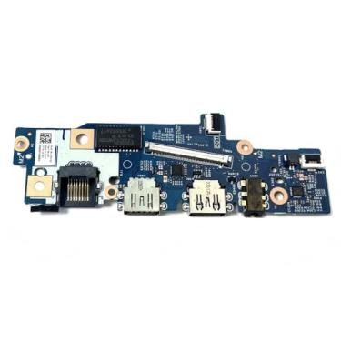 Imagem de GinTai Micro USB DC Port/Jack/Dock/Plug Porta de carregamento Dock Placa pequena placa de substituição para DELL Latitude 3420 E3420 RJ45 0F78FC