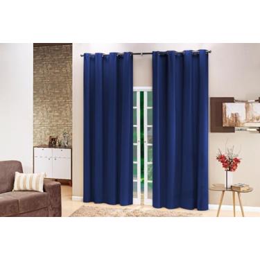 Imagem de Cortina Blackout Corta a Luz  2,80x3,00 PVC Black out  -Filomena, Azul