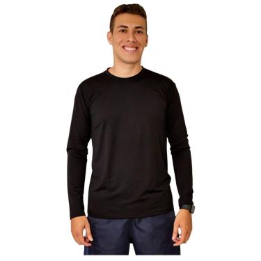 Imagem de Camisa Proteção UV 50+ Masculina Manga Longa Camiseta Solar Térmica Praia Pescaria Ciclismo Corrida-Masculino