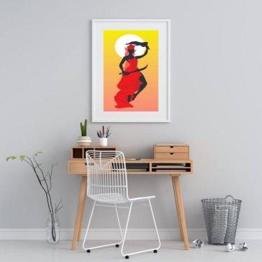 Imagem de Quadro Orixá Iansã Candomblé - 60X48Cm