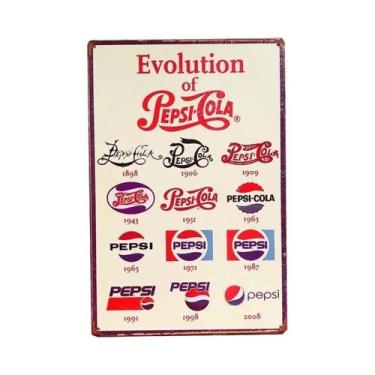 Imagem de Placa De Metal Retrô Vintage Cola 7-UP Para Decoração De Parede De Coz