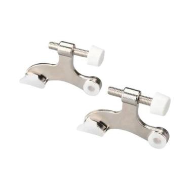 Imagem de Batente De Porta Oculto Ajustável 2 Peças Com Pino De Dobradiça E Amor