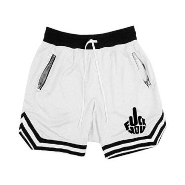 Imagem de Shorts De Basquete Masculinos De Verão Em Malha Respirável, Calças Cas
