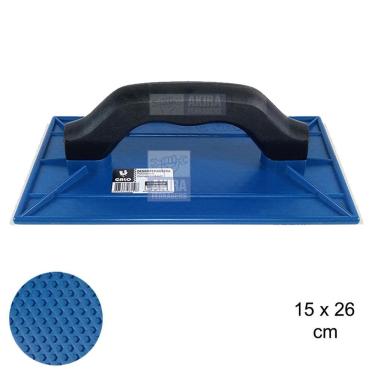 Imagem de Desempenadeira Pvc Galo Azul Corrugada 15 X 26Cm 815/00