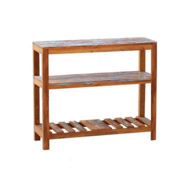 Imagem de Aparador Ilha Bancada 1,5 M Madeira Maciça Pátina