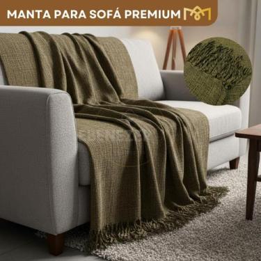 Imagem de Manta Para Sofá Protetor 2,20x1,70 Colcha Decorativa Aconchego Sala Lu