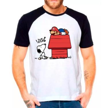 Imagem de Camiseta desenho snoopy camisa masculina lançamento 01 - DESIGN CAMISE