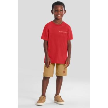 Imagem de Conjunto infantil menino surf Mundi, 10, Vermelho