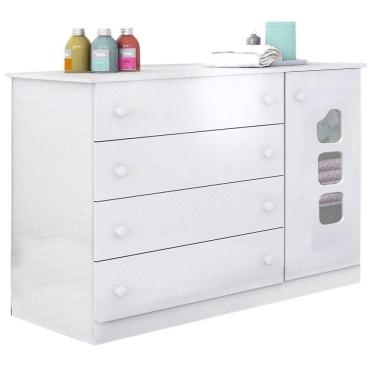 Imagem de Cômoda Infantil Livia 01 Porta E 04 Gavetas - Phoenix