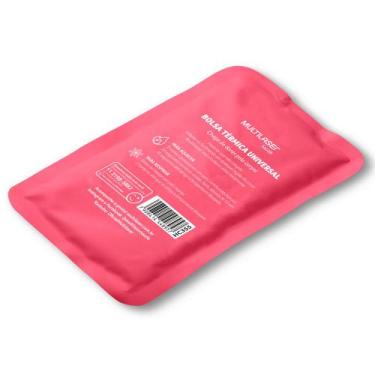 Imagem de Compressa de Gel Bolsa Térmica Reutilizável Rosa Multilaser Saúde