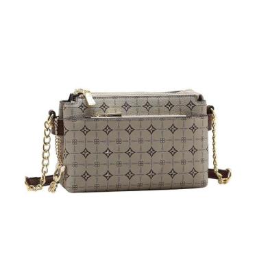 Imagem de Bolsa Tipo Crossbody Monograma Delicado - Alça Transversal - Chenson 3