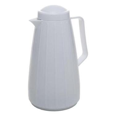 Imagem de Garrafa Térmica Wolff Carrossel 400ml Branca Plástico