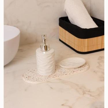 Imagem de Bandeja Oval Absorvente para Pia 28cm Granilite Diatomita - Lyor