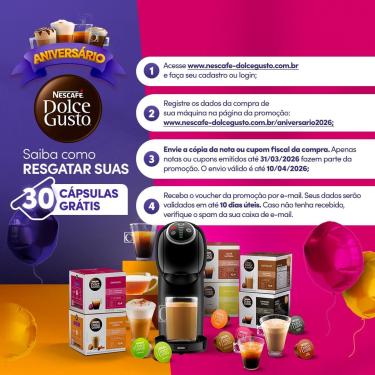 Imagem de Cafeteira Nescafé Dolce Gusto Genio S Plus Preta 220v