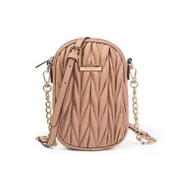 Imagem de Bolsa Feminina Transversal Tiracolo Alnisa Pu Premium, Taupe