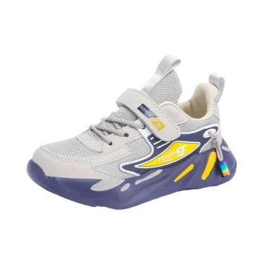 Imagem de Tênis Casuais Para Crianças, Respirável, Em Malha, Antiderrapante, Par