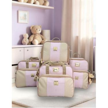 Imagem de Kit Bolsas Maternidade Completo Bebê Enxoval + Trocador Miellu - Linha