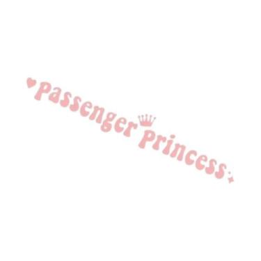 Imagem de Adesivos De Carro Princesa 15x2.3CM Engraçados E Criativos Para Espelh