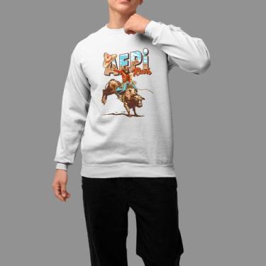Imagem de Moletom Gola Careca Basico Masculino Casual Estiloso Inverno Blusa De 