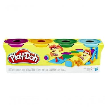 Imagem de Massinha De Modelar Kit Play Doh 448g - Hasbro - 4 Potes