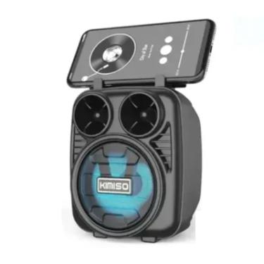 Imagem de Caixinha De Som Portátil Bluetooth Fm Mp3 Cartão Sd Pendrive Kimiso
