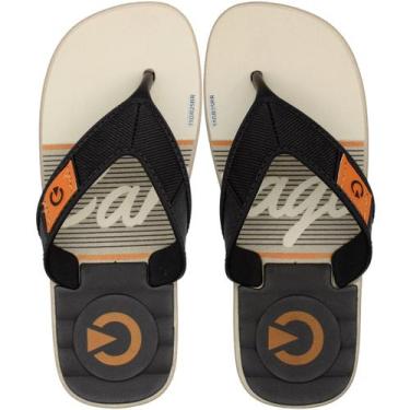 Imagem de Chinelo de Dedo Infantil Cartago Dakar Menino, Preto, Cinza, 32/33