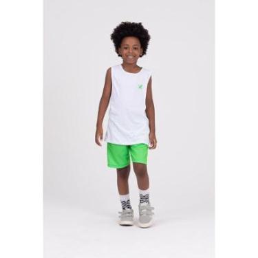 Imagem de Conjunto Regata Infantil Aplique Neon-Masculino