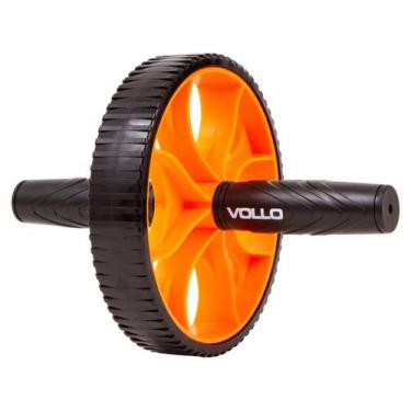 Imagem de Roda Abdominal Vollo Sports VP1010, Laranja e Preto
