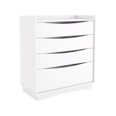 Imagem de Cômoda M260 Kappesberg 4 Gavetas Branca, Branco