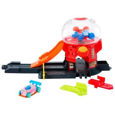 Imagem de Hot Wheels City Pista Loja de Doces da Cidade Mattel - JBM62, Colorido