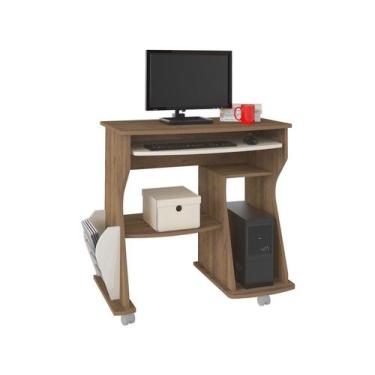 Imagem de Mesa para Computador Cem Pinho e Off White - Artely