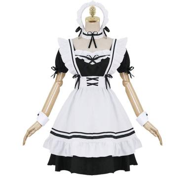Imagem de Miracles Nikkis Chocolate Maid Anime Cosplay Costume Maid Co