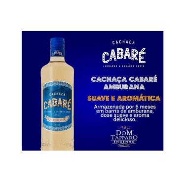 Imagem de Cachaça Cabaré Amburana Dom Tápparo 700ml