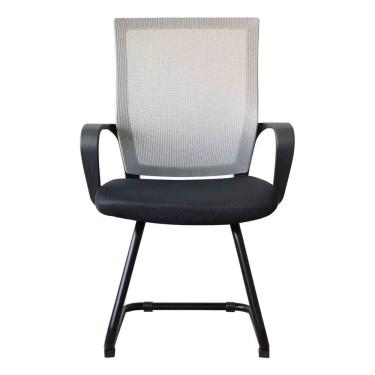 Imagem de Cadeira Recepcao Tela Mesh Double Escritorio - Future Preta