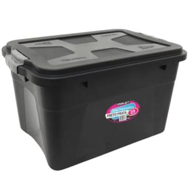 Imagem de Caixa Organizadora Multiuso Plástica 20 Litros Com Tampa