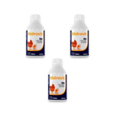 Imagem de 3un Hidrovit 250ml Suplemento Vitaminico - Vetnil