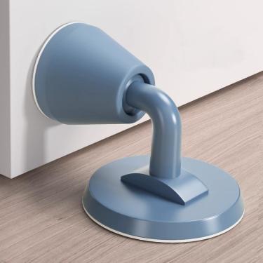 Imagem de Trava de Porta Adesiva Kit de Segurança para Evitar Batidas e Proteger Crianças Cinza OEM