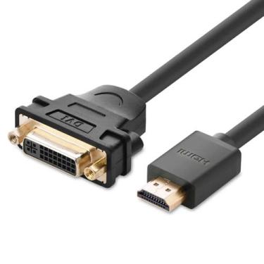 Imagem de Adaptador ugreen hdmi para dvi 22cm - 20136